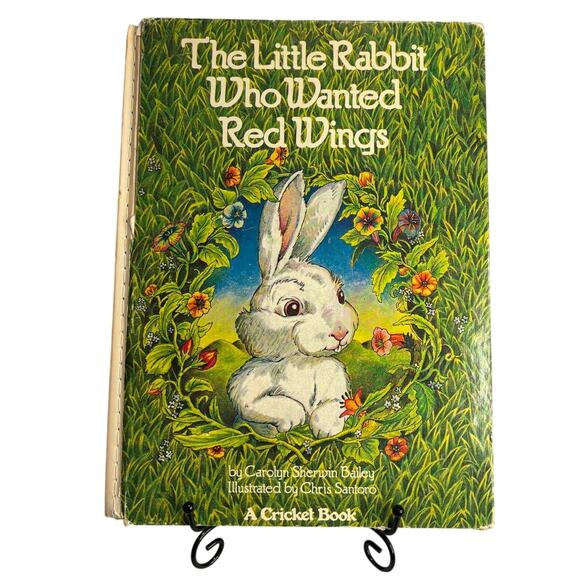 Vintage 1978 The Little Rabbit Who Wanted Red Wings by Carolyn Bailey, VG, HC - Picture 1 of 4